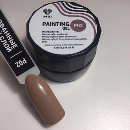 Гель-краска Lovely №Р02, 5 ml