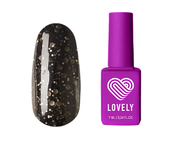 База черная с белыми хлопьями Lovely, Sugar Base, 7ml