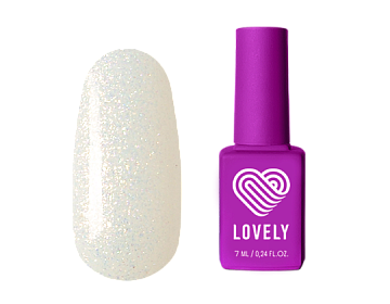 Гель-лак со светоотражающими частицами Lovely, коллекция "Jewel", оттенок лунного камня, 7 ml