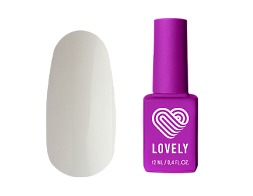 Жидкий полигель Lovely, оттенок молочный, 12 ml