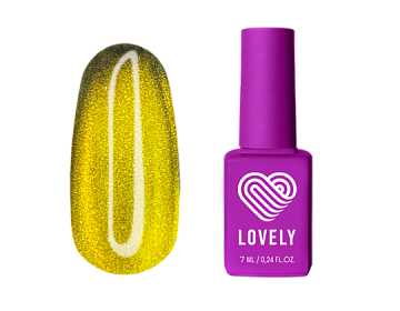 Гель-лак Lovely коллекция Огненная кошка "Fire Cat" FC01